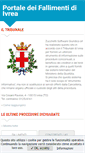 Mobile Screenshot of fallimentiivrea.com